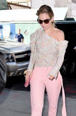 LILY JAMES at ABC Studio in New York 07/18/2018