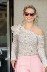 LILY JAMES at ABC Studio in New York 07/18/2018