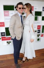 LILY JAMES at Audi Polo Challenge at Coworth Park Polo Club 07/01/2018