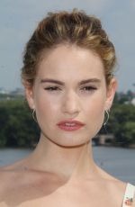 LILY JAMES at Mamma Mia! Here We Go Again Photocall in Hamburg 07/12/2018