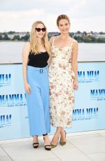 LILY JAMES at Mamma Mia! Here We Go Again Photocall in Hamburg 07/12/2018