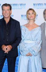 LILY JAMES at Mamma Mia! Here We Go Again Photocall in Stockholm 07/11/2018