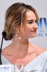 LILY JAMES at Mamma Mia! Here We Go Again Photocall in Stockholm 07/11/2018