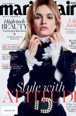 LILY JAMES for Marie Claire, Australia August 2018