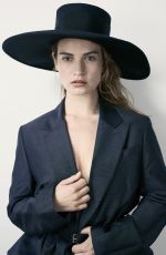 LILY JAMES for Vanity Fair Magazine, Italy August 2018