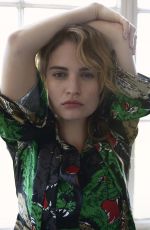 LILY JAMES for Vanity Fair Magazine, Italy August 2018