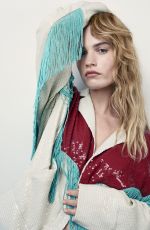 LILY JAMES for Vanity Fair Magazine, Italy August 2018
