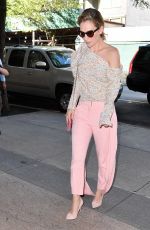 LILY JAMES Leaves ABC Studios in New York 07/18/2018