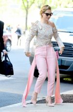 LILY JAMES Leaves ABC Studios in New York 07/18/2018