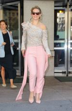 LILY JAMES Leaves ABC Studios in New York 07/18/2018