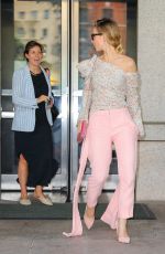 LILY JAMES Leaves ABC Studios in New York 07/18/2018