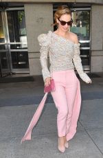 LILY JAMES Leaves ABC Studios in New York 07/18/2018