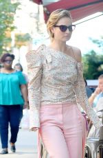 LILY JAMES Leaves ABC Studios in New York 07/18/2018