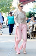 LILY JAMES Leaves ABC Studios in New York 07/18/2018