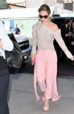 LILY JAMES Leaves ABC Studios in New York 07/18/2018