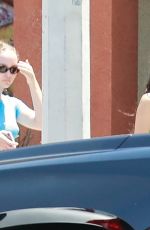 LILY-ROSE DEPP in Denim Shorts Out Shopping in Los Angeles 07/29/2018