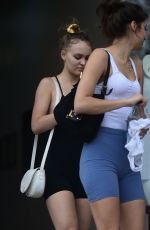 LILY-ROSE DEPP in Tights Out in Los Angeles 07/18/2018