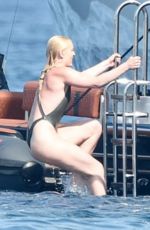 LINDSEY VONN in Swimsuit on Holiday in Sardinia 07/04/2018