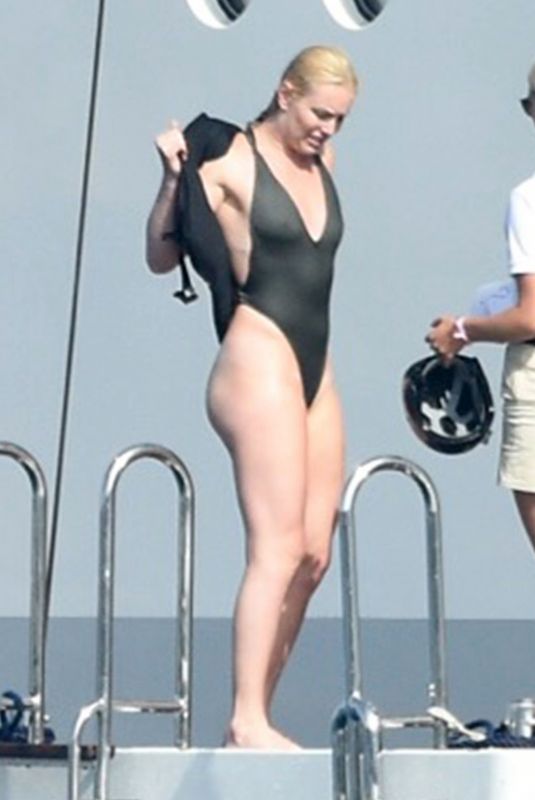 LINDSEY VONN in Swimsuit on Holiday in Sardinia 07/04/2018