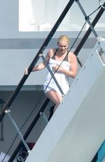 LINDSEY VONN in Swimsuit on Holiday in Sardinia 07/04/2018