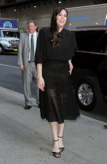 LIV TYLER Arrives at Late Show with Stephen Colbert in New York 07/12/2018