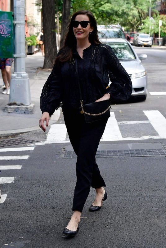 LIV TYLER Leaves Sant Ambroeus in New York 07/12/2018