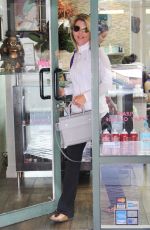 LORI LOUGHLIN at a Nail Salon in Los Angeles 07/16/2018