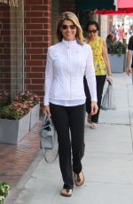 LORI LOUGHLIN at a Nail Salon in Los Angeles 07/16/2018