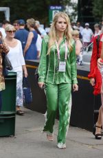 LOTTIE MOSS at Wimbledon Tennis Tournament in London 07/09/2018