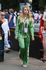 LOTTIE MOSS at Wimbledon Tennis Tournament in London 07/09/2018