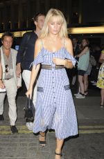 LOTTIE MOSS Out in London 07/16/2018