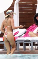 LOUISA JOHNSON in Bikini at a Pool in Ibiza 07/03/2018