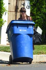 LUCIA SOLA at a Trash Bins in Los Angeles 07/12/2018