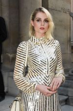 LUCY BOYNTON at Valentino Show at 2018 Haute Couture Fashion Week in Paris 07/04/2018