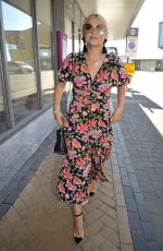 LUCY FALLON Arrives at Viva Showbar in Blackpool 07/09/2018