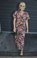 LUCY FALLON Arrives at Viva Showbar in Blackpool 07/09/2018