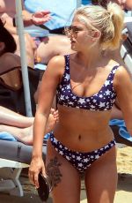 LUCY FALLON in Bikini at a Beach in Mykonos 07/04/2018