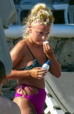 LUCY FALLON in Bikini on Vacation in Mykonos 07/01/2018