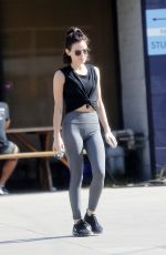 LUCY HALE Arrives at Dentist Office in Los Angeles 07/19/2018
