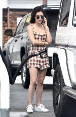 LUCY HALE at a Gas Station in Studio City 07/18/2018