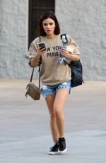 LUCY HALE at Muay Thai Class in Hollywood 07/17/2018