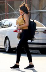 LUCY HALE at Muay Thai Class in Hollywood 07/17/2018