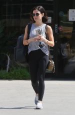 LUCY HALE Leaves a Gym in Studio City 07/18/2018