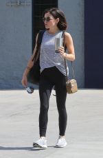 LUCY HALE Leaves a Gym in Studio City 07/18/2018