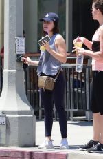 LUCY HALE Leaves a Gym in Studio City 07/20/2018