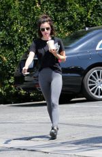 LUCY HALE Out and About in Los Angeles 07/19/2018