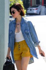 LUCY HALE Out and About in Los Angeles 07/24/2018