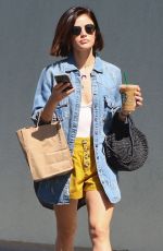LUCY HALE Out and About in Los Angeles 07/24/2018