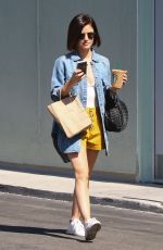 LUCY HALE Out and About in Los Angeles 07/24/2018