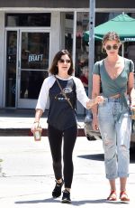 LUCY HALE Out for Coffee in Los Angeles 07/17/2018